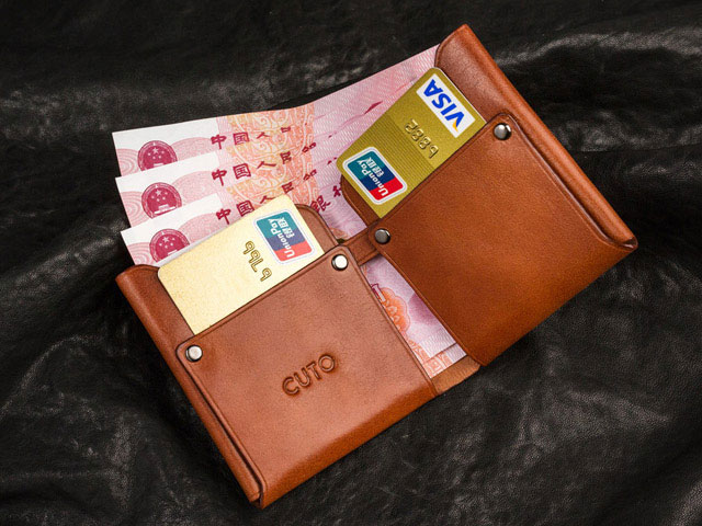 设计师手制便携钱包 CUTO 意大利头层牛皮整